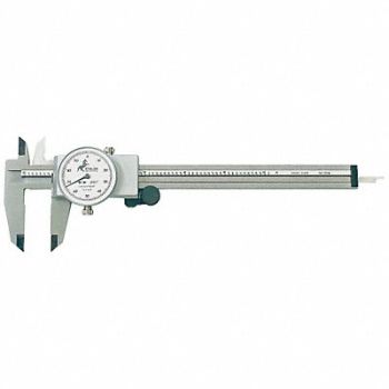 TESA BROWN SHARPE Dial Caliper 6 In 0.001 In Grad Silver, 5RCJ1