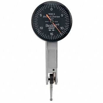 TESA BROWN SHARPE Dial Test Indicator Hori 0 to 0.030 In, 5RCK9