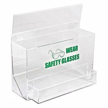 BRADY Prot Eyewear Disp Tray Clr Acryl, 5RE41