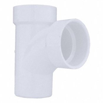 GRAINGER APPROVED Sanitary Street Tee Schedule 40 2 in, 5REC2