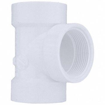 GRAINGER APPROVED Cleanout Tee Schedule 40 1 1/2 in, 5REC3