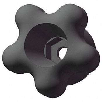 INNOVATIVE COMPONENTS Hand Knob Through Hole, 5REG7