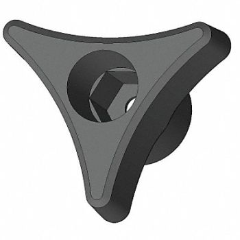 INNOVATIVE COMPONENTS Hand Knob Through Hole, 5REG8