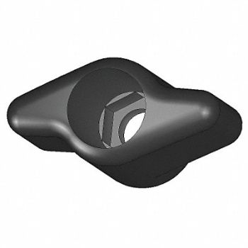 INNOVATIVE COMPONENTS Hand Knob Through Hole, 5REH1