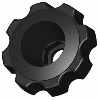 INNOVATIVE COMPONENTS Hand Knob Through Hole, 5REJ6