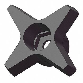 INNOVATIVE COMPONENTS Hand Knob Through Hole, 5REK0