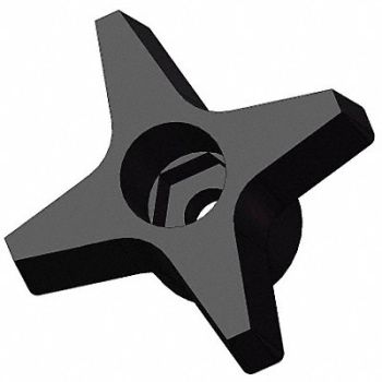 INNOVATIVE COMPONENTS Hand Knob Through Hole, 5REK5