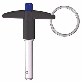 INNOVATIVE COMPONENTS Quick Release Pin 3-1/2 T-Handle, 5REW0