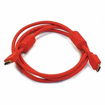 MONOPRICE HDMI Cable High Speed Red 6ft. 28AWG, 5RFE9