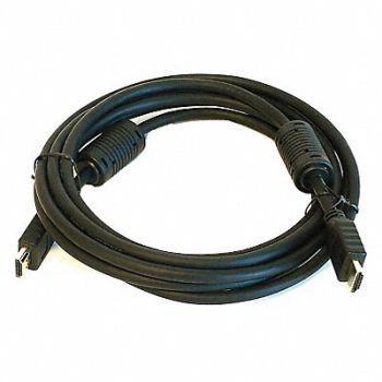 MONOPRICE HDMI Cable High Speed Black 12ft. 28AWG, 5RFG1