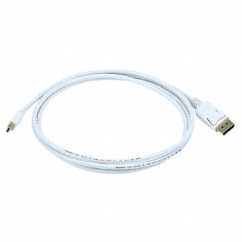 MONOPRICE CPU Cord Display-Mini Display Male 6ft, 5RGH6