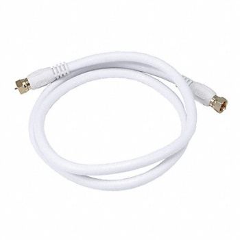 MONOPRICE Coaxial Cable RG-6 3 ft White, 5RGN6