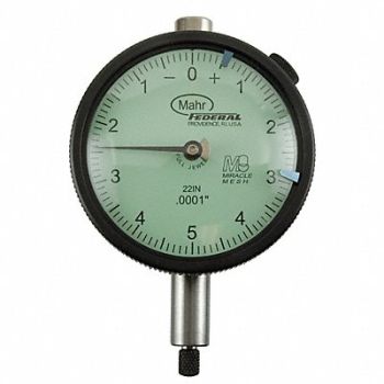 MAHR Dial Indicator 0 to 0.125 In 0-25-0, 5RHG0