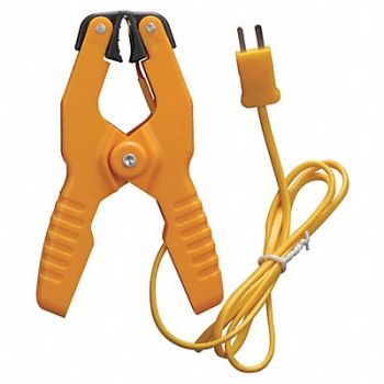 GRAINGER APPROVED Pipe Clamp Temp Probe Type K -4 to 200F, 5RMF0