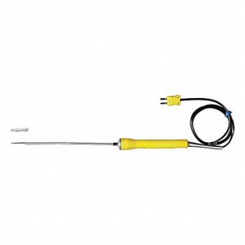 GRAINGER APPROVED Immersion Temp Probe Type K -40 to 1500F, 5RMF1