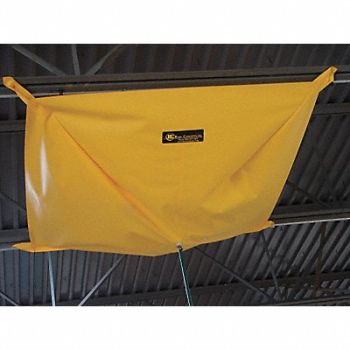 JUSTRITE Roof Leak Diverter Yellow 15 ft L, 5RMH5