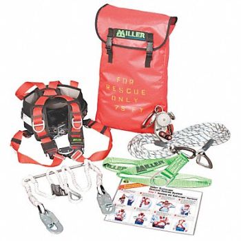HONEYWELL MILLER Rescue System 50 ft Kernmantle 3100 lb., 5RPV3