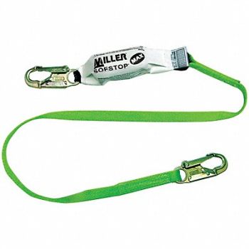 HONEYWELL MILLER Shock-Absorbing Lanyard 6 ft 400 lb., 20A502