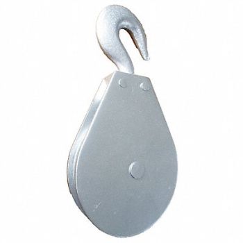 GRAINGER APPROVED Pulley Block Wire Rope 800 lb Load Cap., 5RRX0