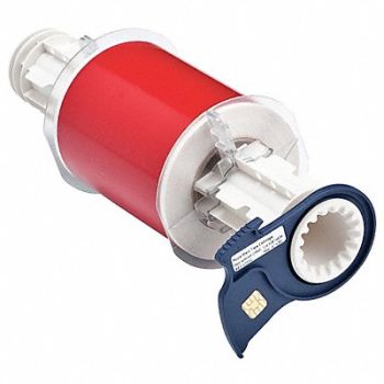 BRADY D9018 Tape Red 50 ft L 4 in W, 5RW19