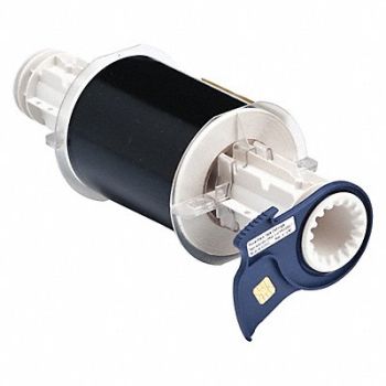 BRADY D9018 Tape Black 50 ft L 4 in W, 5RW23