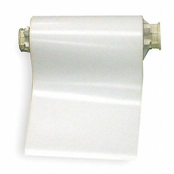 BRADY D9022 Tape White 10 in W 50 ft L, 5RW39