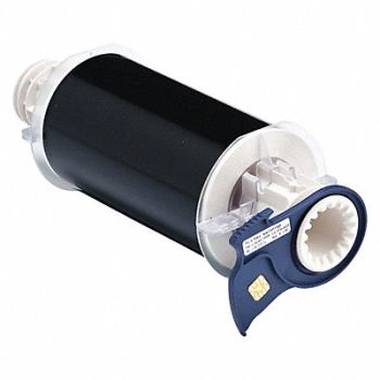 BRADY D9054 Tape Black 50 ft L 6 in W, 5RW51