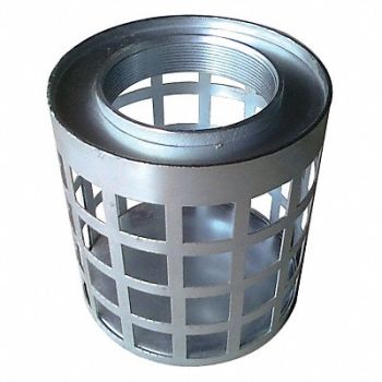 GRAINGER APPROVED Suction Strainer 1-1/2 NPSM Side Square, 5RWL2