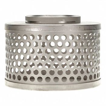 GRAINGER APPROVED Suction Strainer 3 NPSM Side Round, 5RWP0
