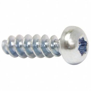 GRAINGER APPROVED Thread Rolling Screw M5 Pan 8.9mm L PK10, 5RXC5