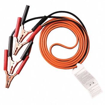 WESTWARD Booster Cable LD 10 AWG 12 Ft Std Jaw, 5RXG6