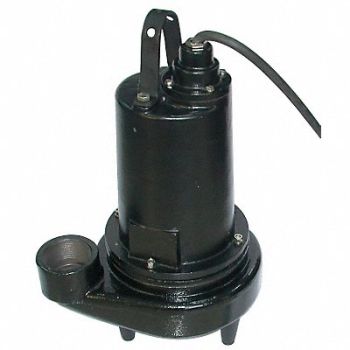 DAYTON 5 HP Sewage Ejector Pump 460VAC, 5RZP1