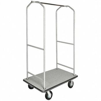 CSL Bellmans Cart Powder Finish Gray Carpet, 5RZV4