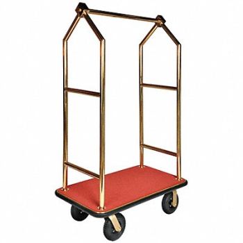 CSL Bellmans Cart Brasstone Finish Rd Carpet, 5RZV8