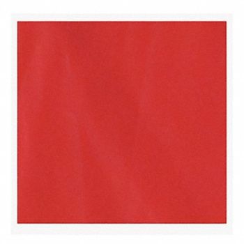 GRAINGER APPROVED Throwaway Flag Red 16x16In PK100, 1EKT1
