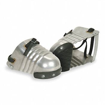 GRAINGER APPROVED Foot Guard Universal Size Silver PR, 5T454