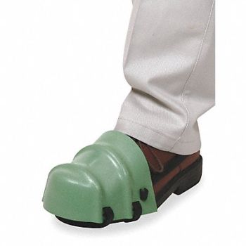 GRAINGER APPROVED Foot Guard Universal Size Green PR, 5T457