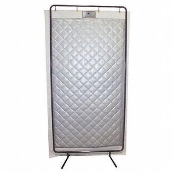 SOUND SEAL Acoustic Screen Modular Gray 4 x 8 ft., 5T512