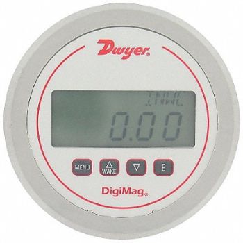 DWYER K4595 Digital Differential Flow Gauge 50 In WC, 5TCT5