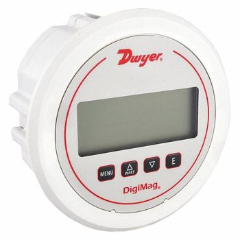 DWYER K4595 Digital Differential Flow Gauge 15 In WC, 5TCT3