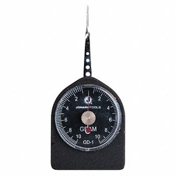 JONARD TOOLS Dynamometer Gauge Dial 0-10g, 5TDE2