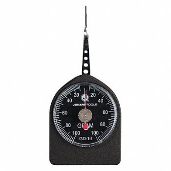 JONARD TOOLS Dynamometer Gauge Dial 10-100g, 5TDE5