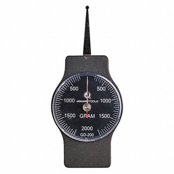 JONARD TOOLS Dynamometer Gauge Dial 200-2000g, 5TDF1
