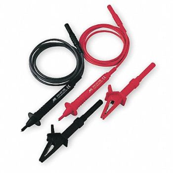 MEGGER Fused Test Lead Set Black/Red, 5TF25