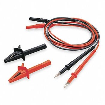 MEGGER Test Lead Set Black/Red, 5TF26
