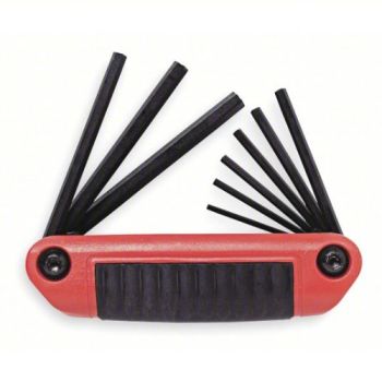 PROTO Hex Key Set: SAE, Short, 1 Pieces, Plastic Holder, 5TH12