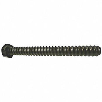 GRAINGER APPROVED Coil Bolt Hex Steel 3/4-4 1/2 x 6 In, 5VJU4