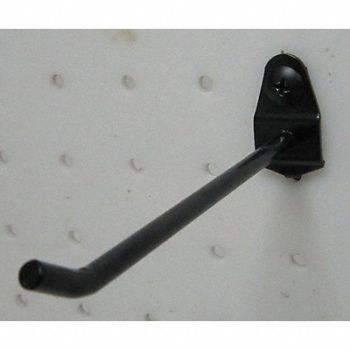 GRAINGER APPROVED G0564 Single Rod Pegboard Hook 4 1/2 in L PK10, 5TPG2