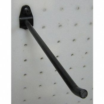 GRAINGER APPROVED G0565 Single Rod Pegboard Hook 6 1/2 in L PK10, 5TPG3