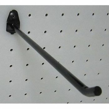 GRAINGER APPROVED G0567 Single Rod Pegboard Hook 8 1/2 in L PK5, 5TPG5